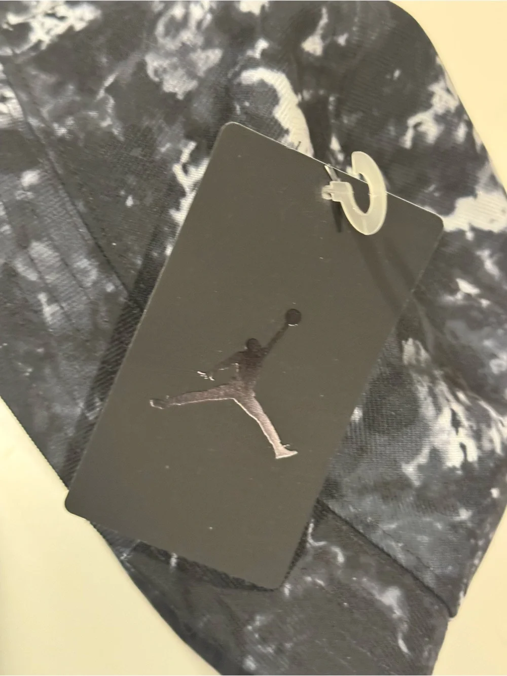 NWT Nike Jordan Jumpman Boys Black & White Tie-Dye Bucket Hat Size 8/20 Youth